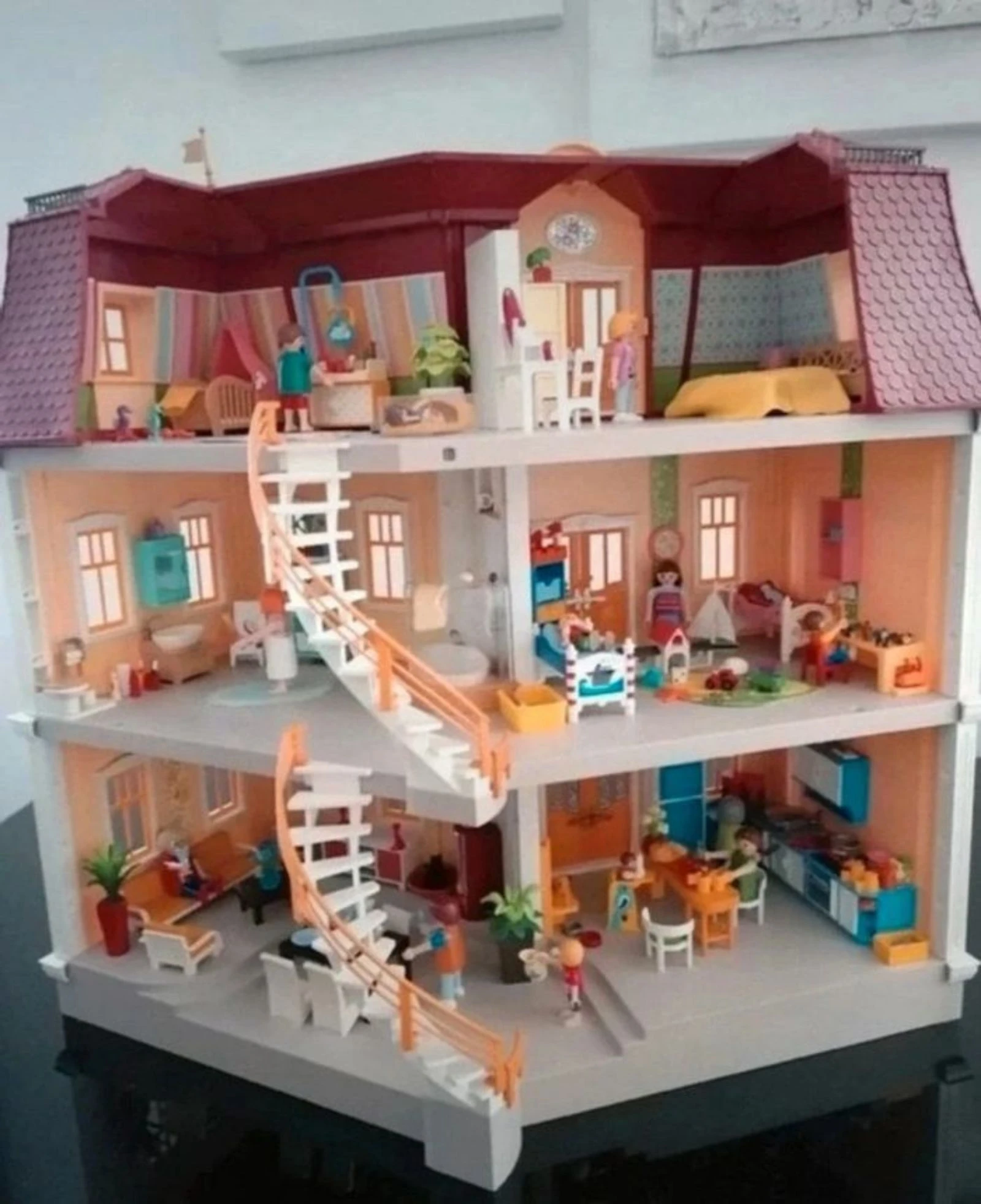 Casa de la ciudad completa Playmobil 5302 - la mamá y sus gemelos - La niña y su patineta ATENCIÓN NO SE ENVÍA – photo 6